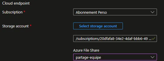 Ajouter le Cloud Endpoint