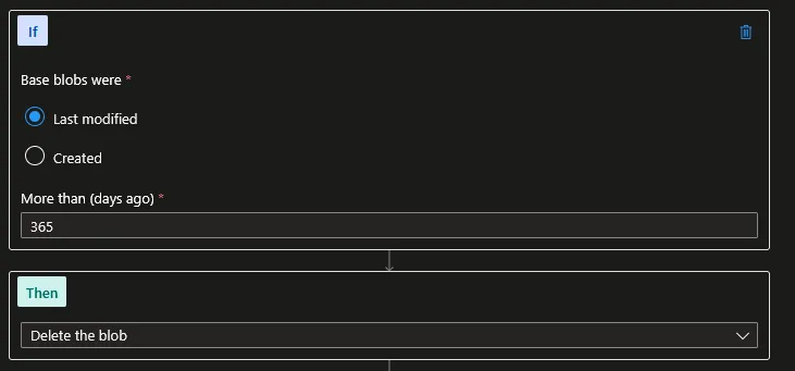 Ajouter une Règle de Suppression