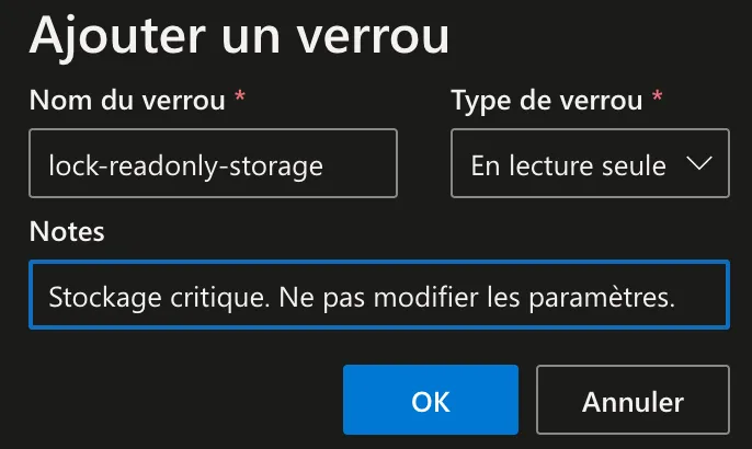Appliquer un Lock sur une Ressource Individuelle