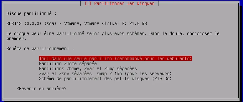 Application du partitionnement