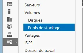 Pools de stockage