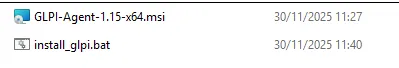 Script install_glpi.bat