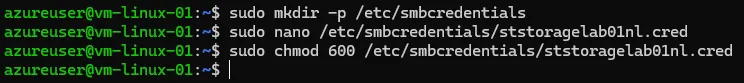 Protection du fichier de credentials