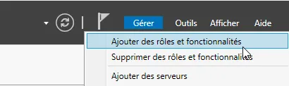 Ajouter des rôles et fonctionnalités