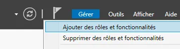 Ajouter des rôles et fonctionnalités