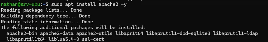 Installation d’Apache
