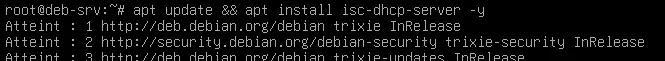 Installation du Service DHCP