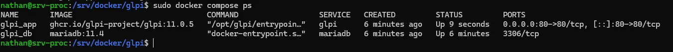 Services à l’état Up