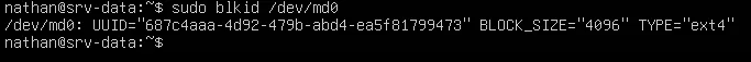UUID de la grappe