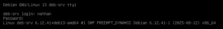 Première connexion