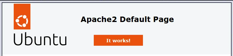 Page par défaut d’Apache